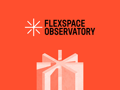 Flexspace Observatory branding design graphic design illustration logo typography vector