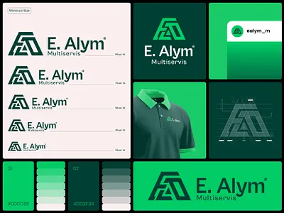 Brandboard (E. Alym) branding design graphic design logo typography vector