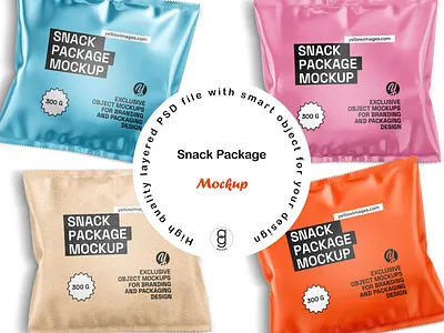 Snack Package Mockup 3d brand identity branding design free mockup free package mockup graphic design identity illustration logo design mockup mockup free mockupdesign pack package mockup package mockup free visualization