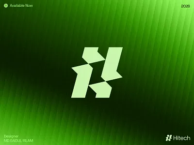 H Letter Logo Design graphic design h letter logo design h logo h mark h mark logo letter mark logo mark saas brand logo tech logo visual identity