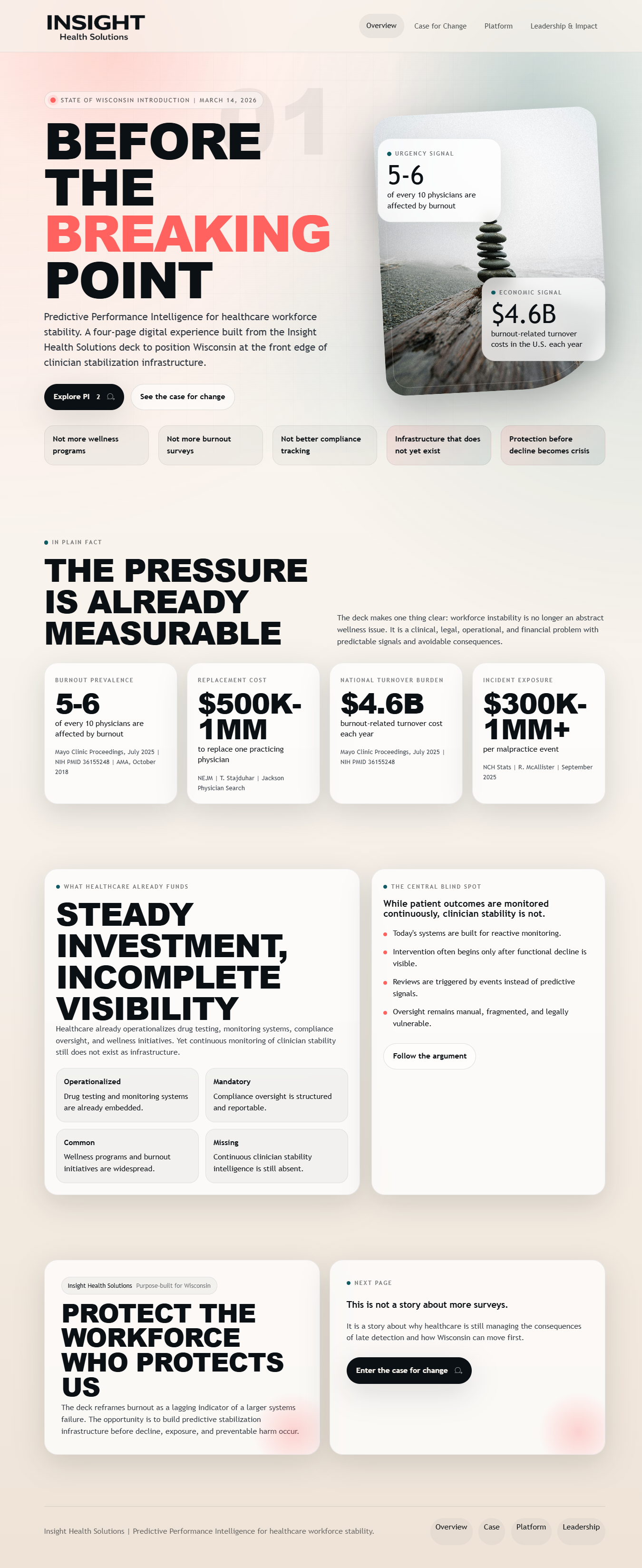 Healthcare Landing Page graphic design health healthcare ui web webdesign