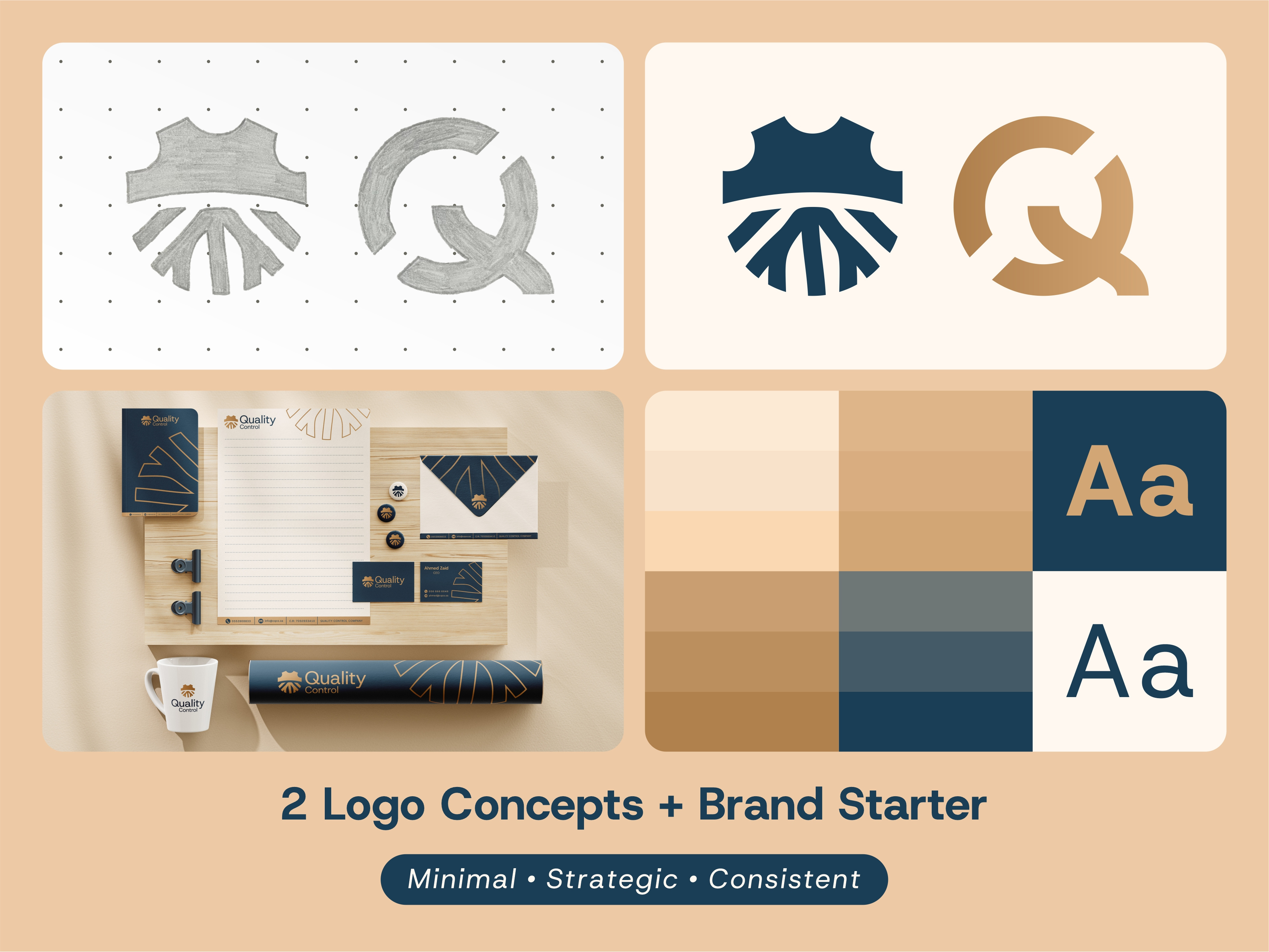 Example of 💫 Minimal Logo (2) + Starter Kit