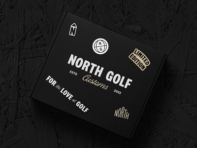 North Golf // Brand brand brand design branding custom golf golf club graphic design identity logo logo design logotype luxury packaging quality retro sport toolkit typographic vintage visual identity