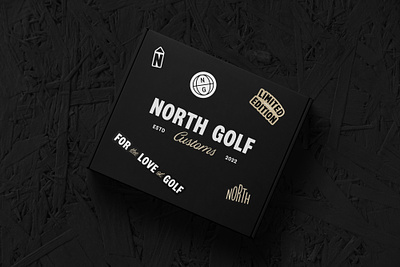 North Golf // Brand brand brand design branding custom golf golf club graphic design identity logo logo design logotype luxury packaging quality retro sport toolkit typographic vintage visual identity