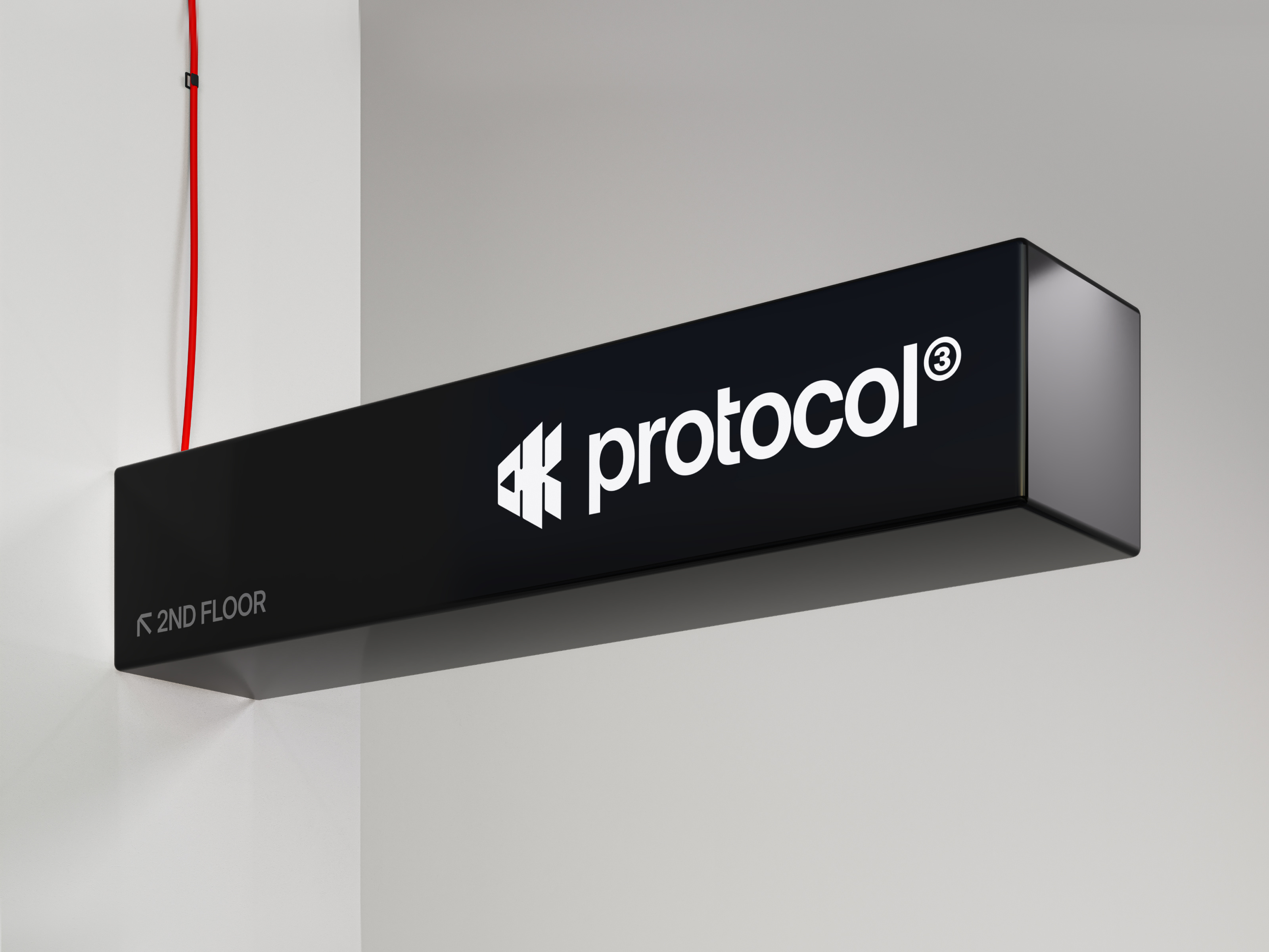 protocol3® logo mockup