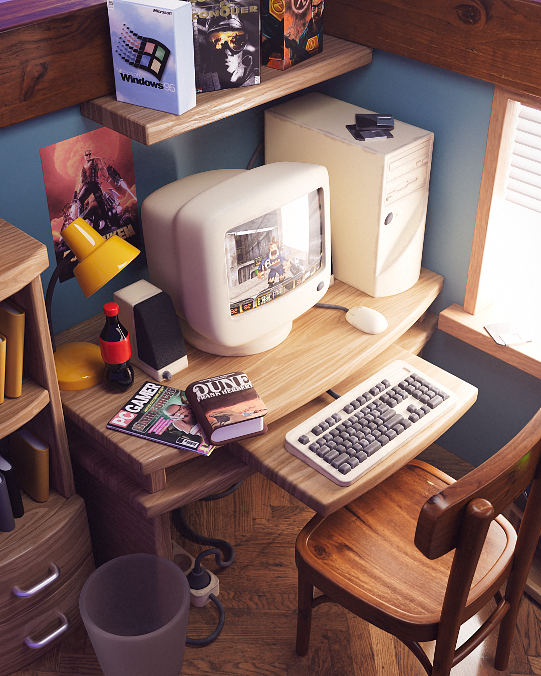 90's Gaming Room by Roman Klčo on Dribbble