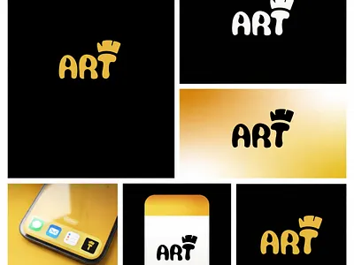 ART Logo app branding design graphic design illustration logo typography ui ux vector