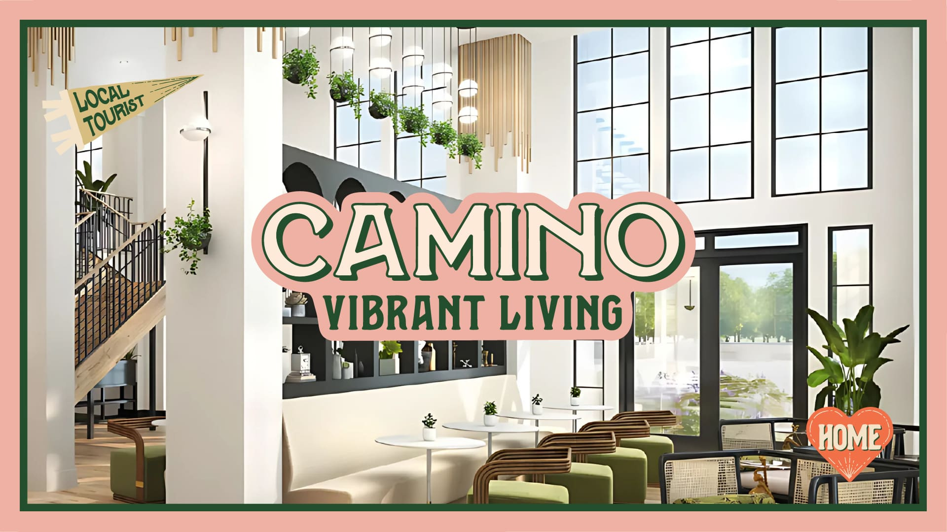 Camino Luxury Apartments Logo Design branding design graphic design logo motion graphics typography