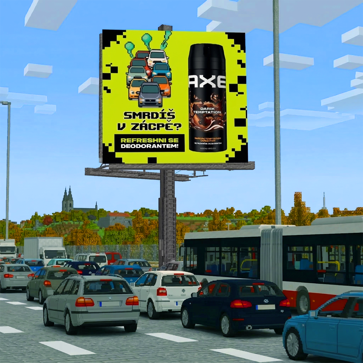AXE OOH Campaign advertising design ai animation art direction axe billboard design brand campaign campaign design creative direction illustration motion design ooh campaign outdoor advertising pixel art unilever visual system