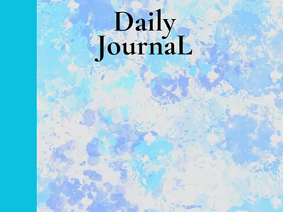 cute journal/notebook cover design branding cover design graphic design illustration journal typography