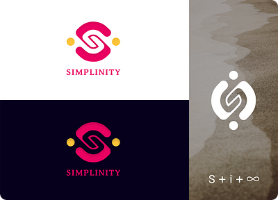 Simplinity Logo Design branding creative design effective figma graphic design graphics infinite infinity logo simple ui design vector