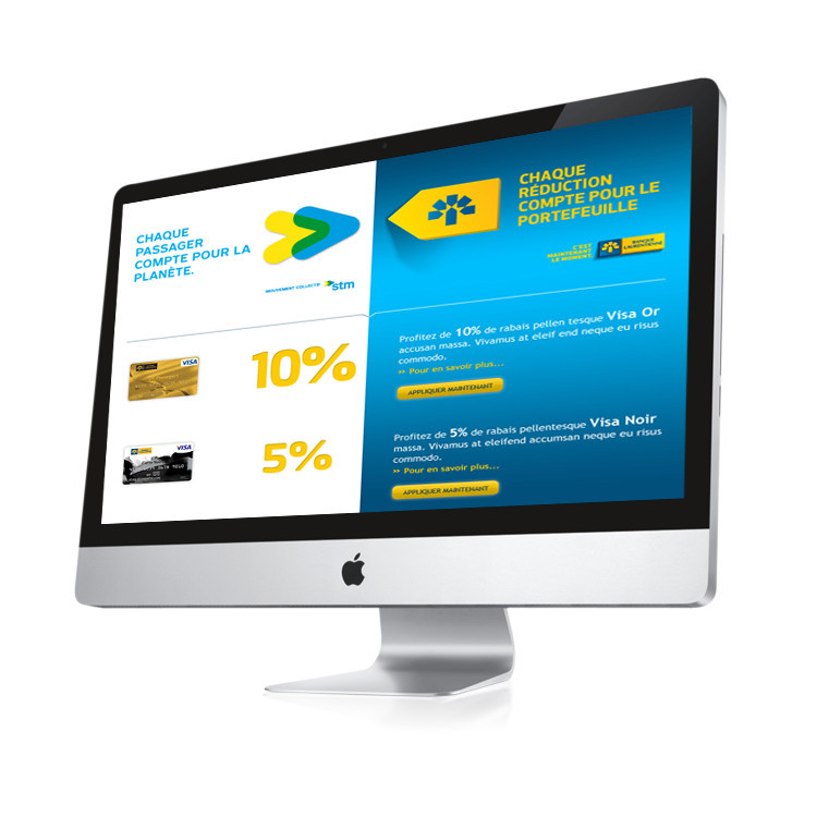 Banque Laurentienne - Art direction branding design graphic design