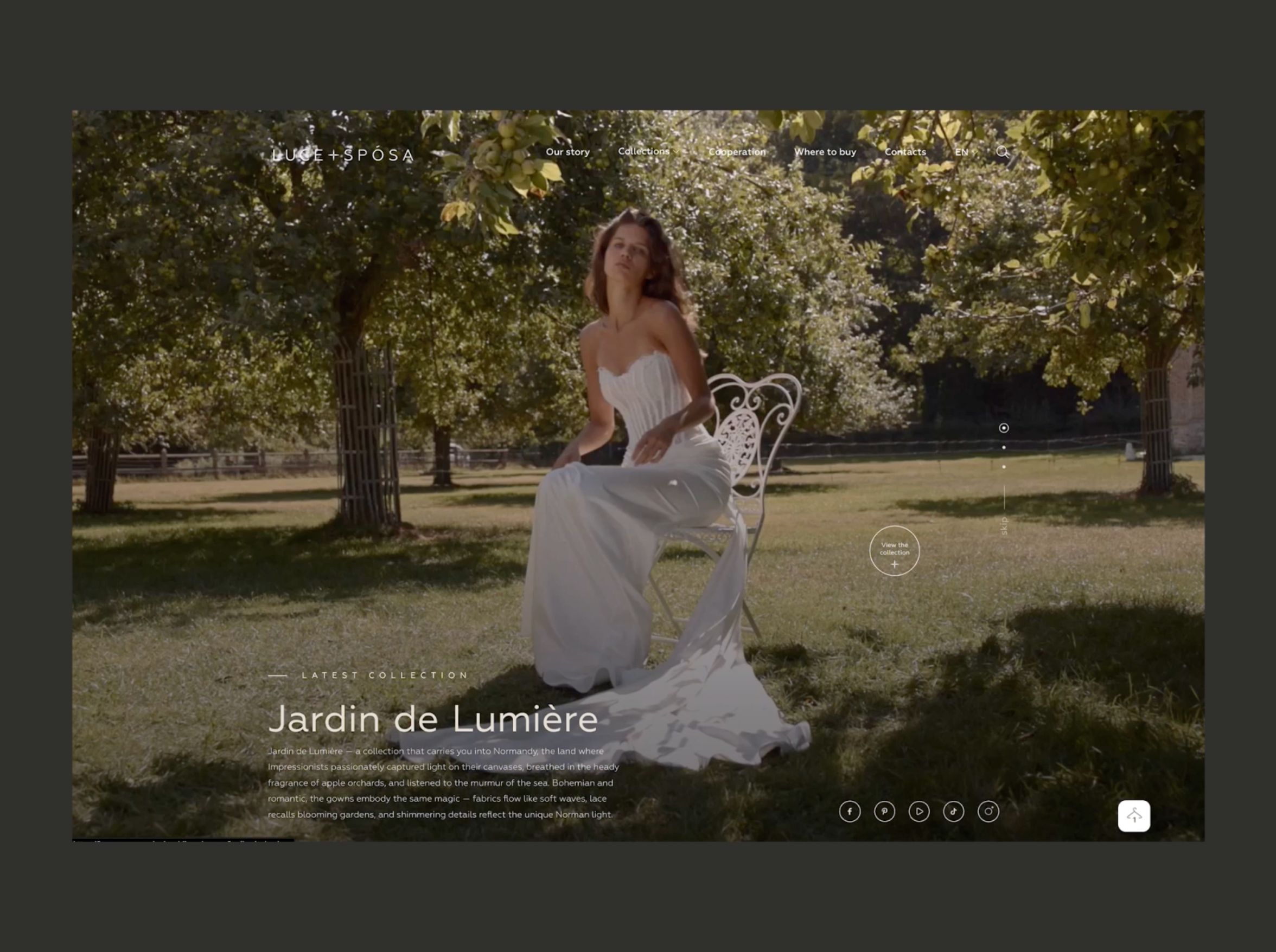 LuceSposa - Wedding Dresses dress fashion photographer ui ux webdesign wedding