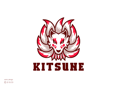Kitsune Logo Design... branding design graphic design icon logo minimal vector