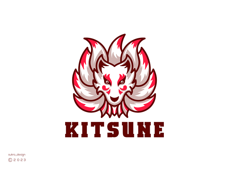 Kitsune Logo Design... by sukro_design on Dribbble