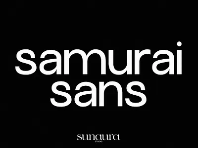 Samurai Sans Serif aura chic editorial elegant family font free ligatures modern moon samurai sans schrifted serif studio summer sun type typeface typography