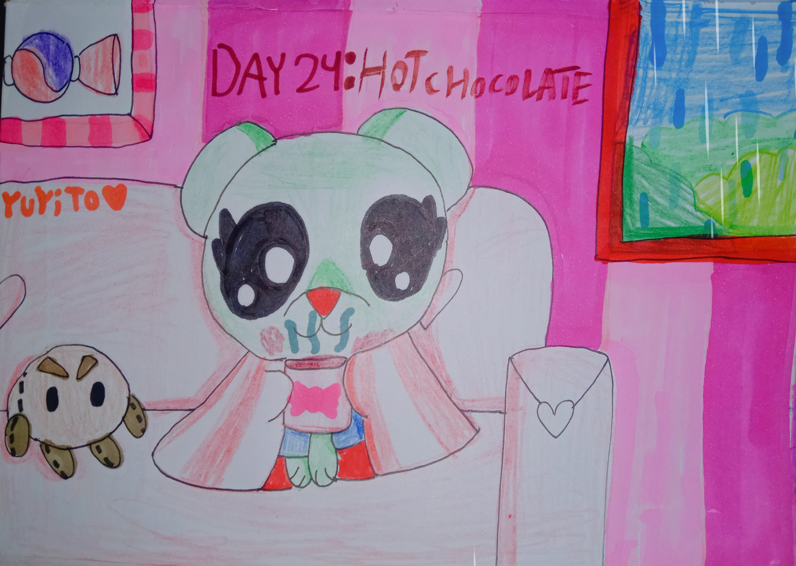 Marchrain day 24: hot chocolate