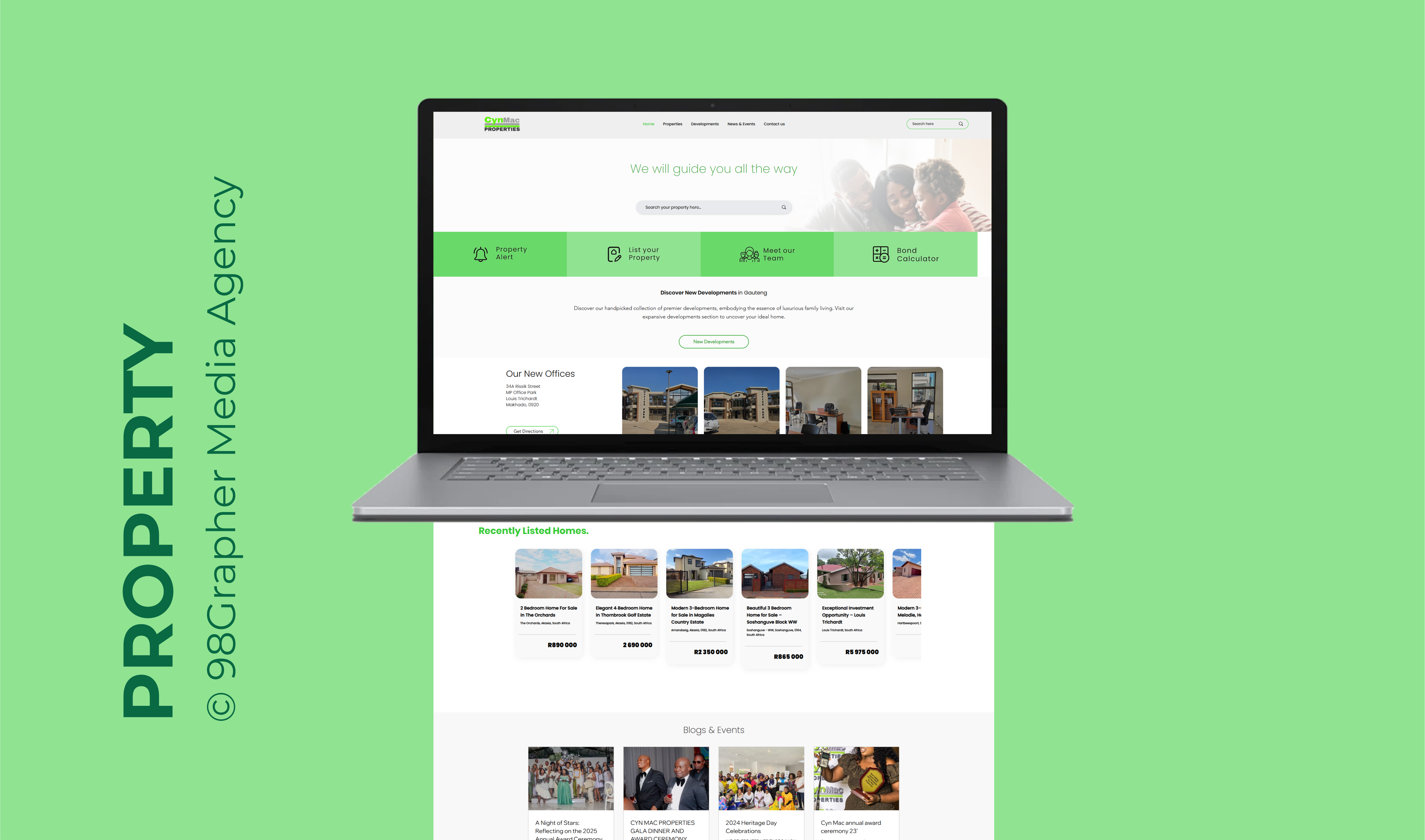 Property Wix Website | Cyn Mac