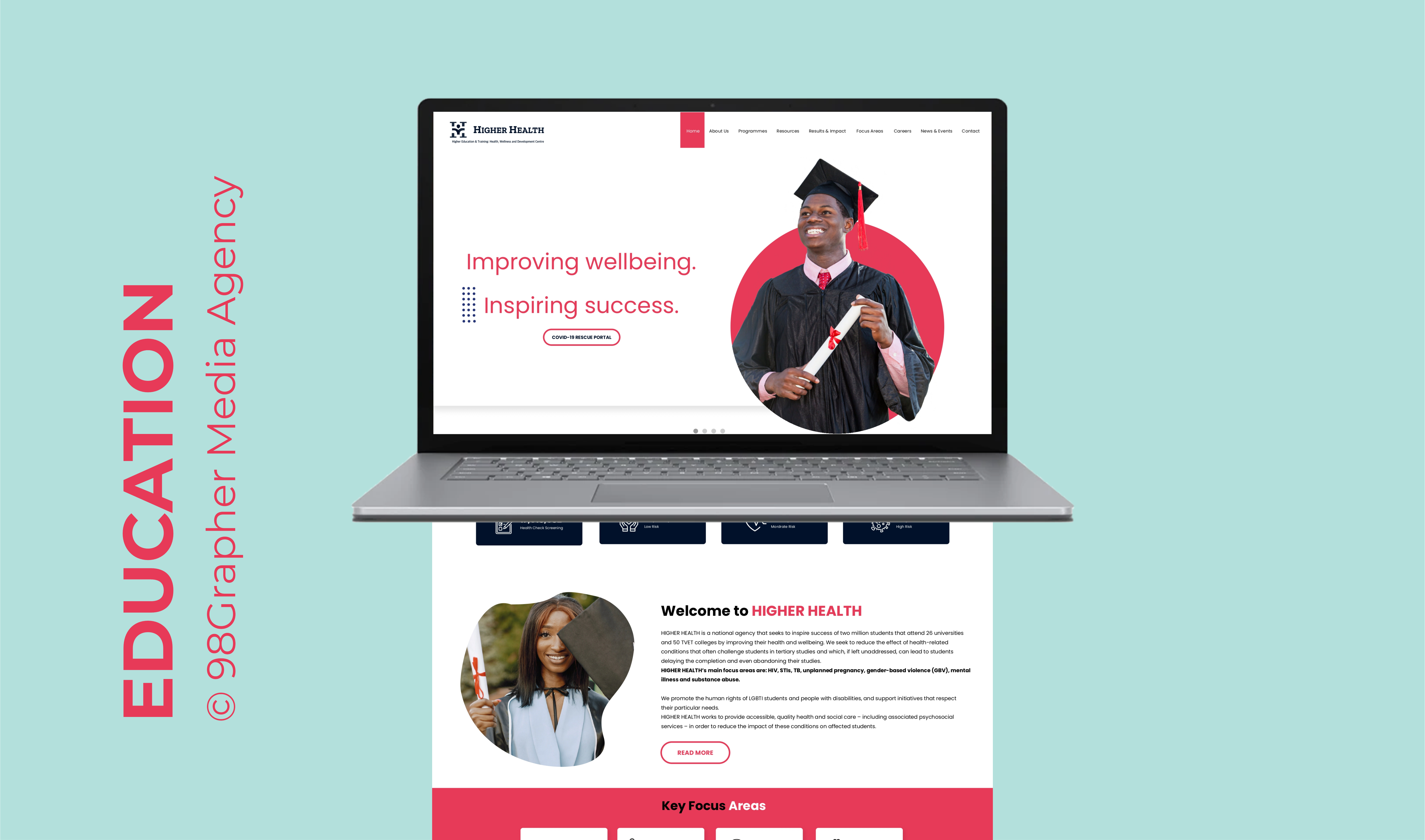 Higher Institution Web | Higher Health Concept