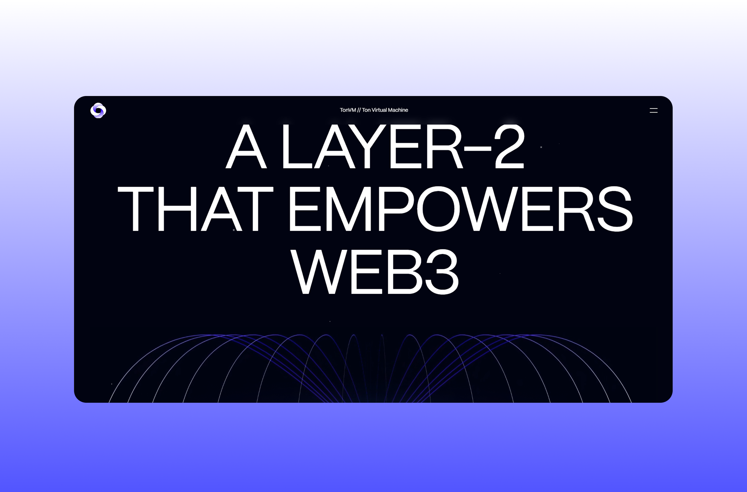 TonVM // Ton Virtual Machine blockchain crypto landing pages ui ui trending website design