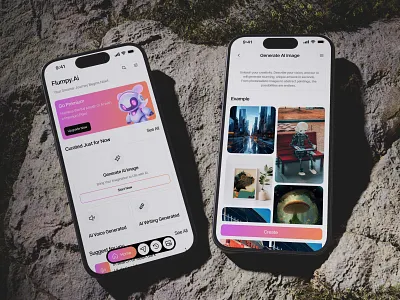 AI Image Generator App ai art ai creativity ai generator ai images art generator creative ai creative tool design digital art image creation image editing image generator smart design ui ui kit ux visual creation visual generator