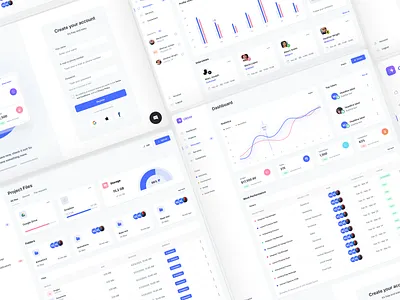 SaaS Dashboard & Workspace UI animation app commerce dashboard design graphic design illustration minimal saas software ui ux web