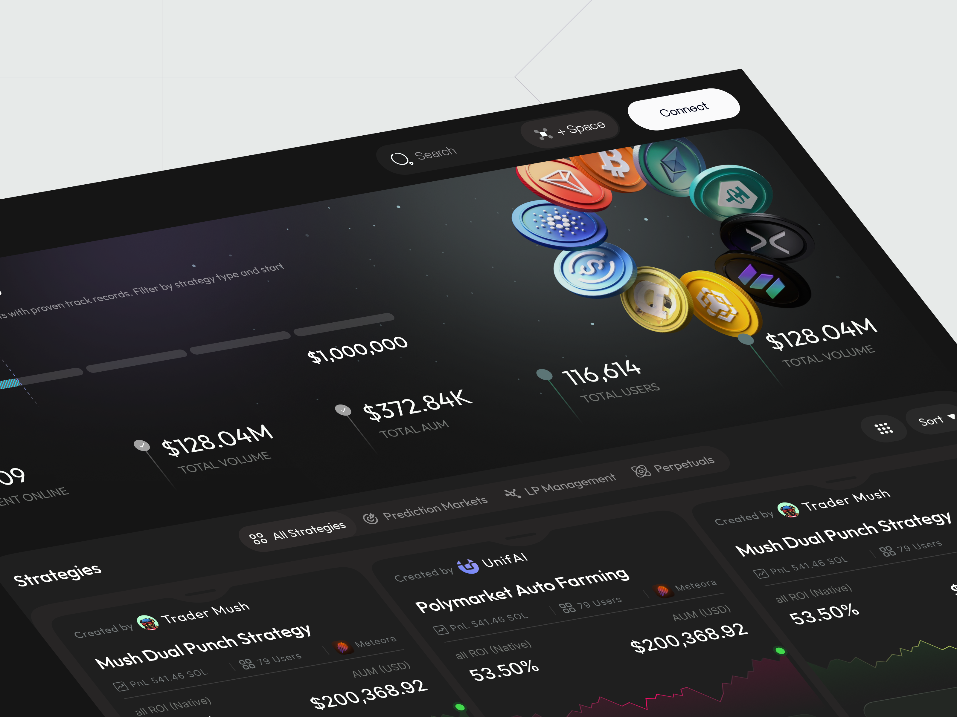 Agentic Finance UI — AI Trading Platform Design