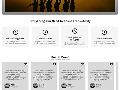 Landing Page appdesign dailyui graphic design hero section landing page ui uiux uiux design web landing page webdesign