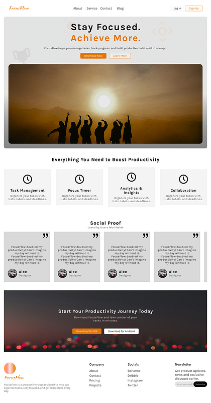 Landing Page