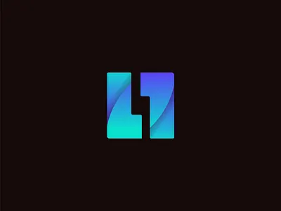 H wordmark Logo with Leaf abstract logo branding identity clean design corporate branding creative logo dribbble logo eco logo gradient logo green branding h logo leaf logo lettermark logo logo design minimalist logo modern logo nature logo professional logo startup logo tech logo vector logo