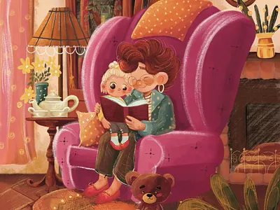 Grandma’s Bedtime Stories animal animal illustration character design children book children book design children illustration childrenbook illustration concept art cover book cozy illustration editable illustration grandmotherlove illustration illustrationartist kidlit kidsbookillustration picture book storybording visual storytelling whimsicalart