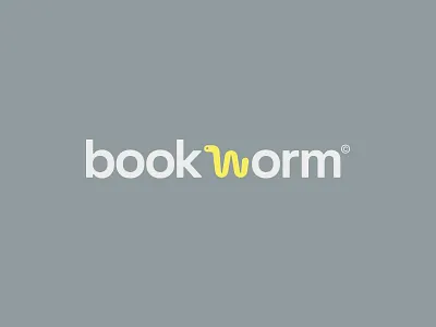 bookworm identity logo logotype mark symbol