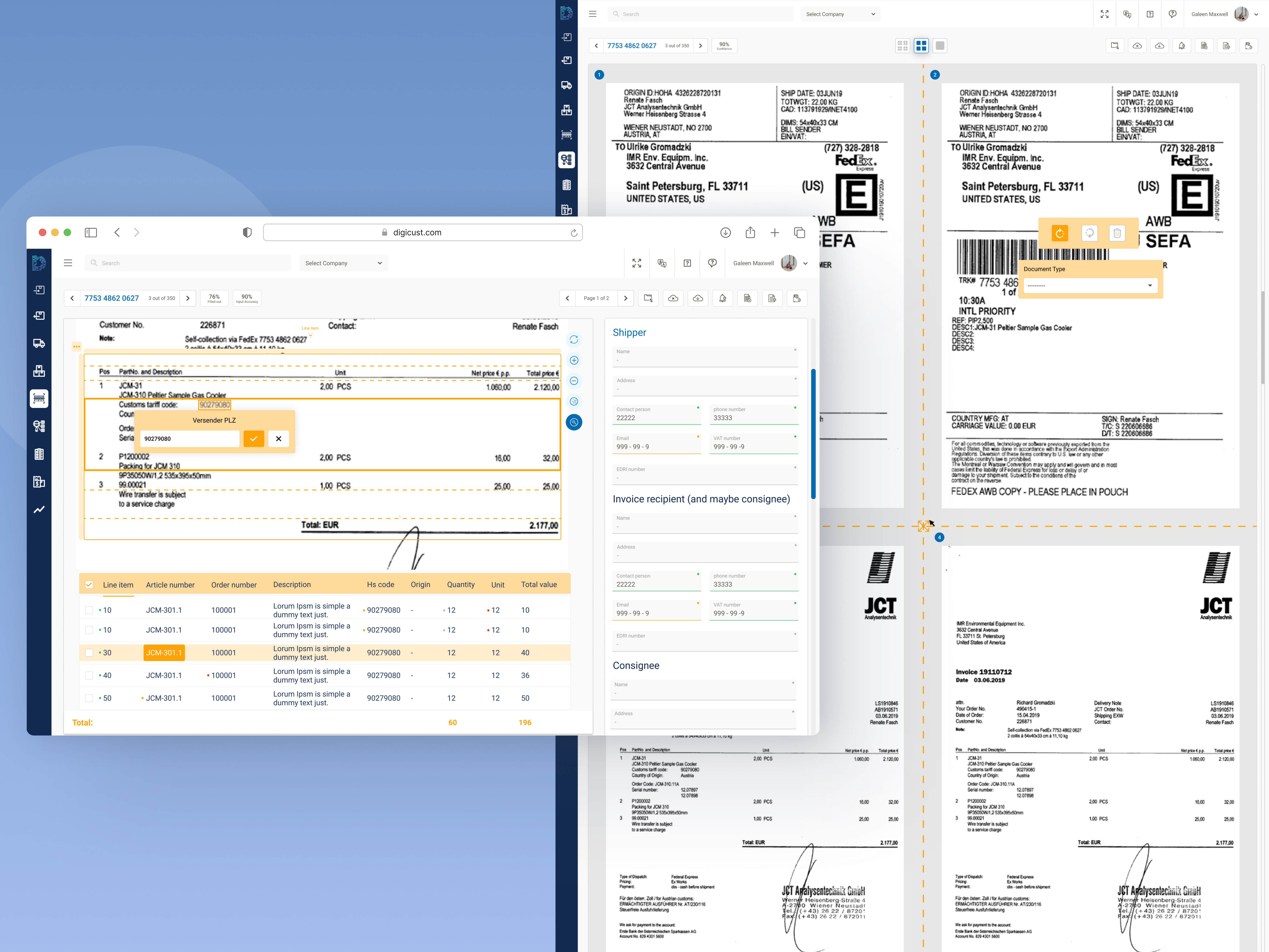 AI-Powered Customs Declaration Product