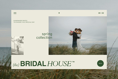 the Bridal House fashion graphic design ui web design wedding