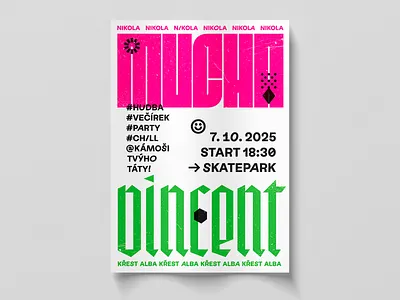 Kámoši tvýho táty 4 poster typography