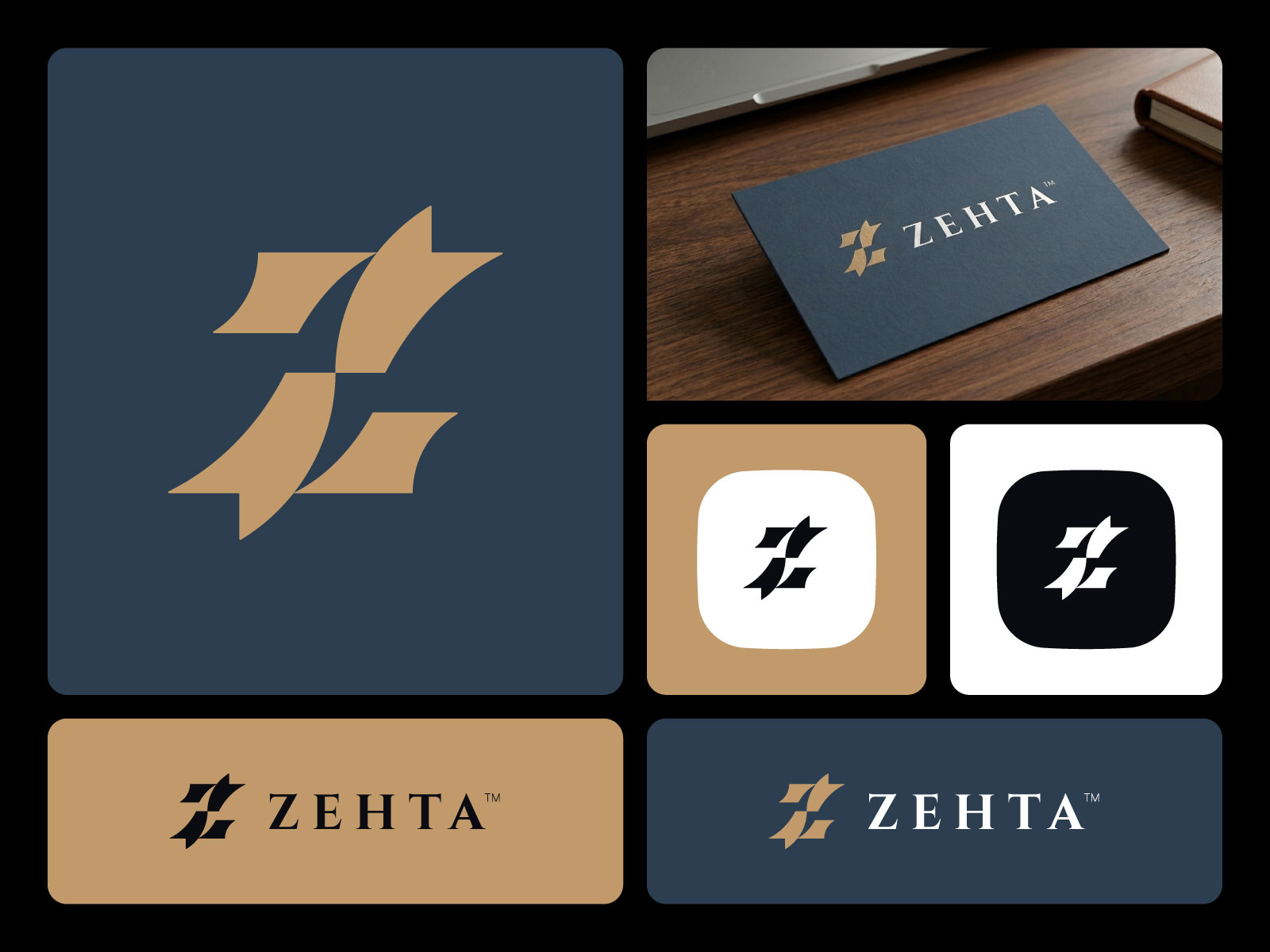 ZEHTA — Identity for Fintech, Software & Luxury Fashion brandidentity branding fashion logo fintech logo high end fashion logo lettermark logo logo logodesign logomark logotype luxury fashion logo luxury identity minimalist logo modern logo premium brand logo software branding software logo startup logo tech logo z logo