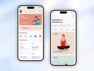 Mood Tracker App Concept app app design app ui ios app design minimal mobile mobile app mobile ui mood mood tracker moodtracker tracker ui uidesign ux