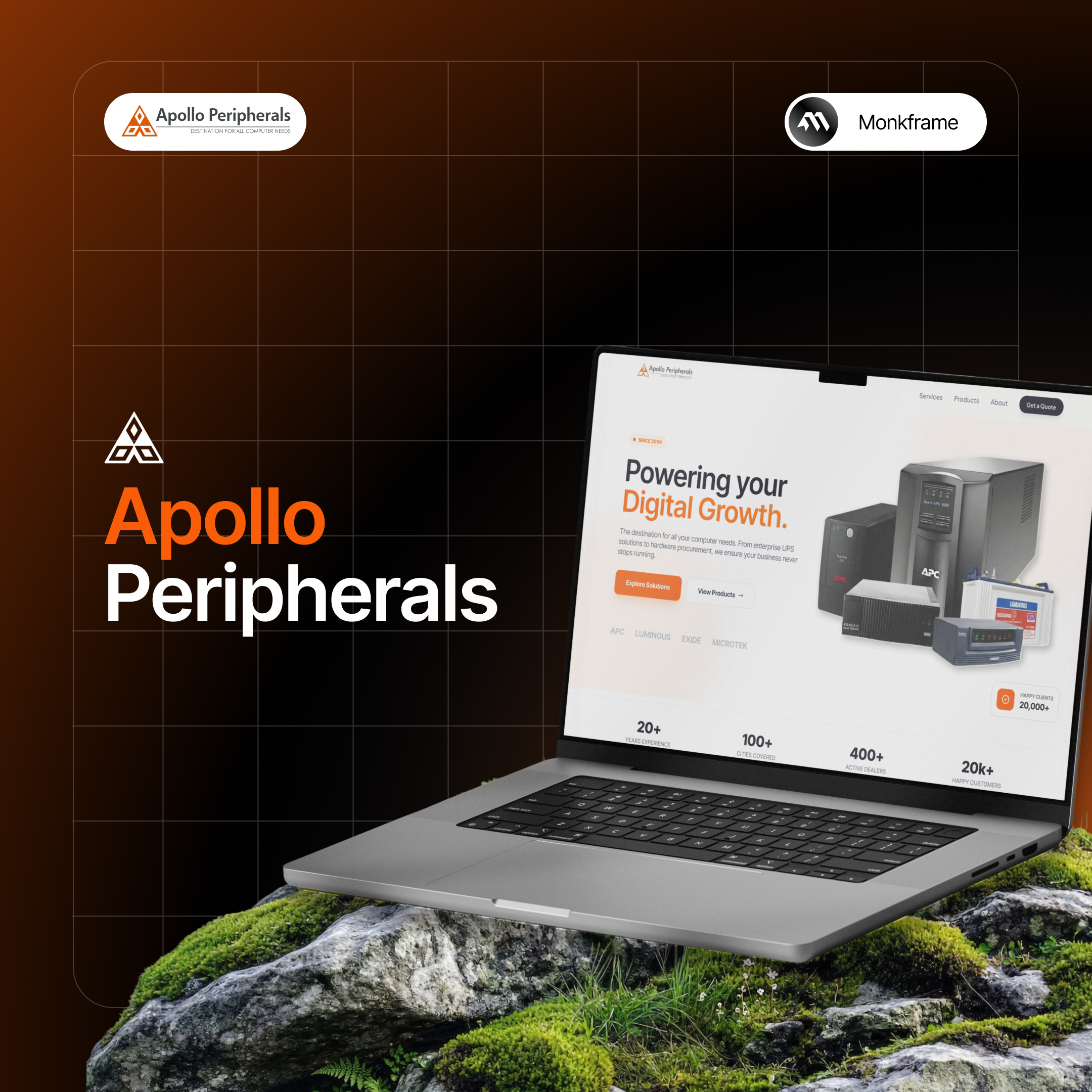 Modern Figma Website Design | IT Hardware & Infrastructure UI/UX