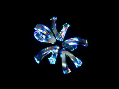 Dispersion Glass Exploration 2026 3d aftereffects animation blender caustics colorful design digital dispersion glass illustration logo motion motion graphics render