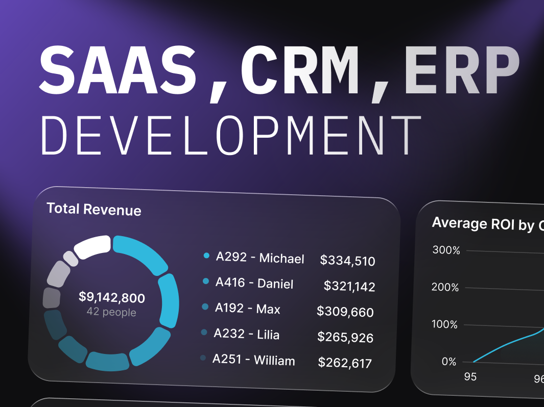 Example of Saas / Crm / Erp Development