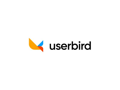 Userbird bird brand branding geometry logo minimal