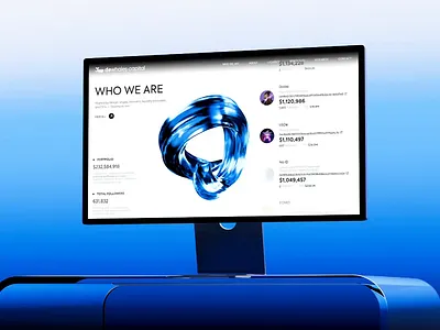Dewhales — Crypto Fund Website Design 3d 3d animation blockchain crypto crypto design fund interactive design marketin design ui design web design web3 web3 design