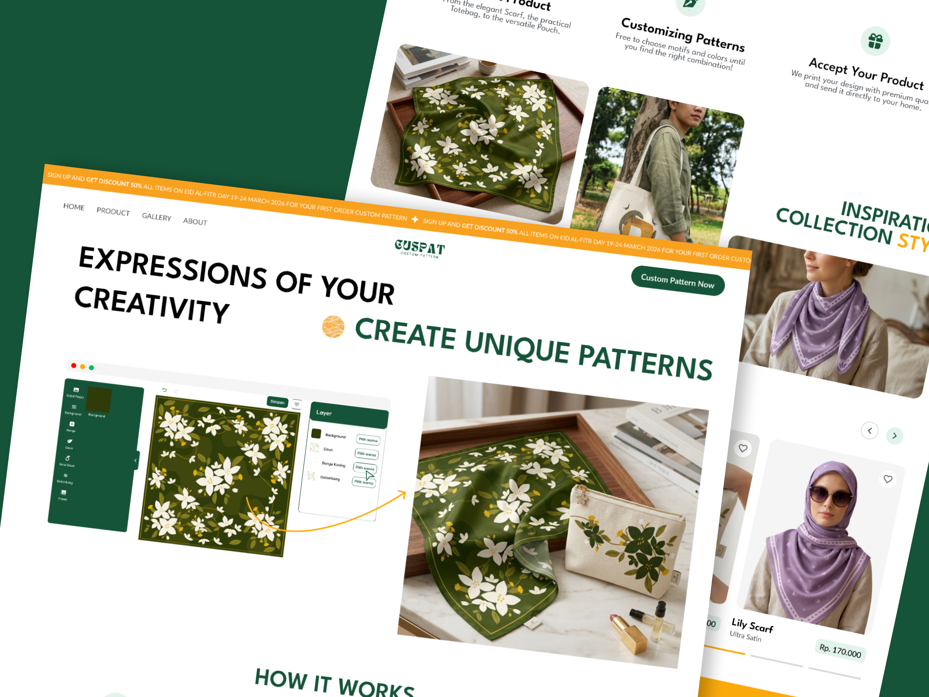 Example of E Commerce UI/UX Design & Development