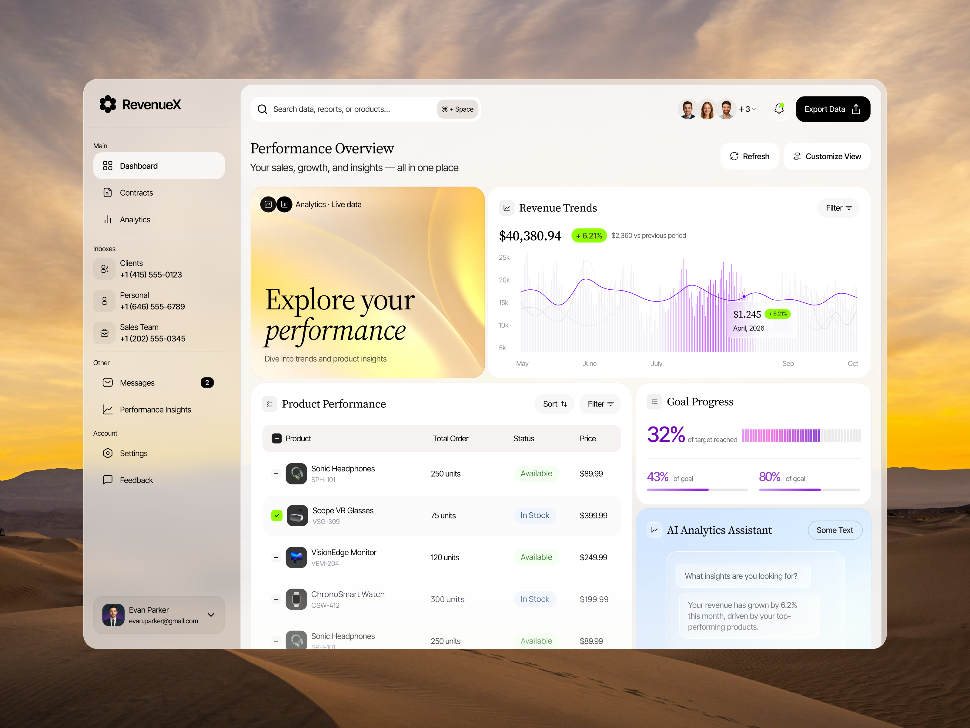 Example of UI-UX for AI