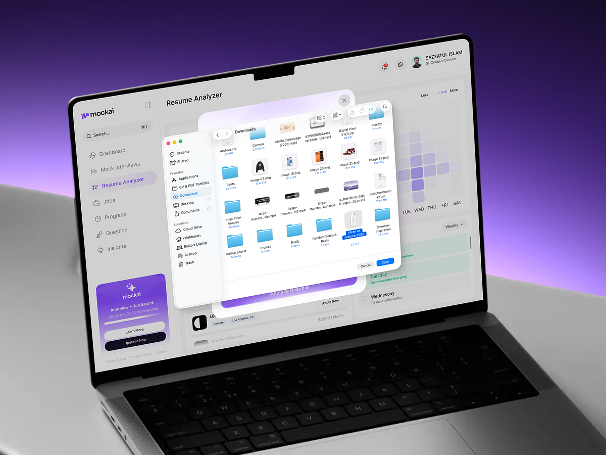 Mock AI — AI Resume Analyzer SaaS Design Image 3