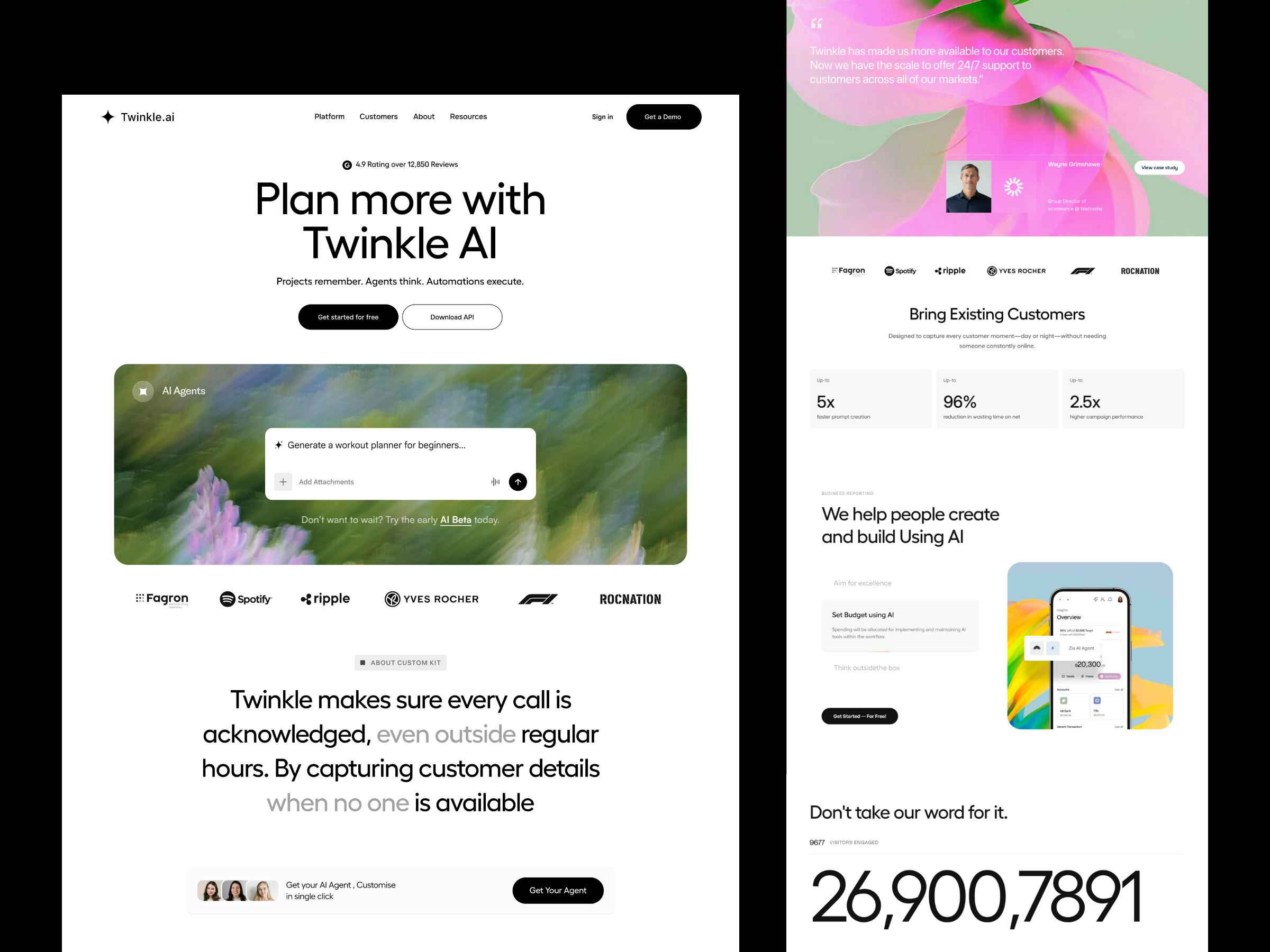Example of Ai Landing Page For   Startups