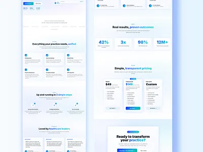 Medical SaaS Website Design | Healthcare UI/UX Design animation brand brand design branding design graphic design landing page landing page design medical website motion graphics saas saas landing page saas landing page design saas medical landing page saas website saas website design ui web design website website design