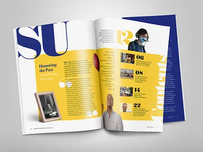 Magazine layout design magazine layout design