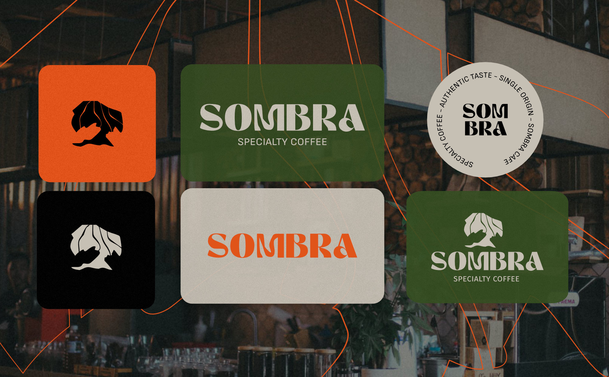 Coffee shop and roastery logo design and branding