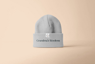 Woolen Logo brand identity branding grandma graphic design illustration logo design logofolio woolen